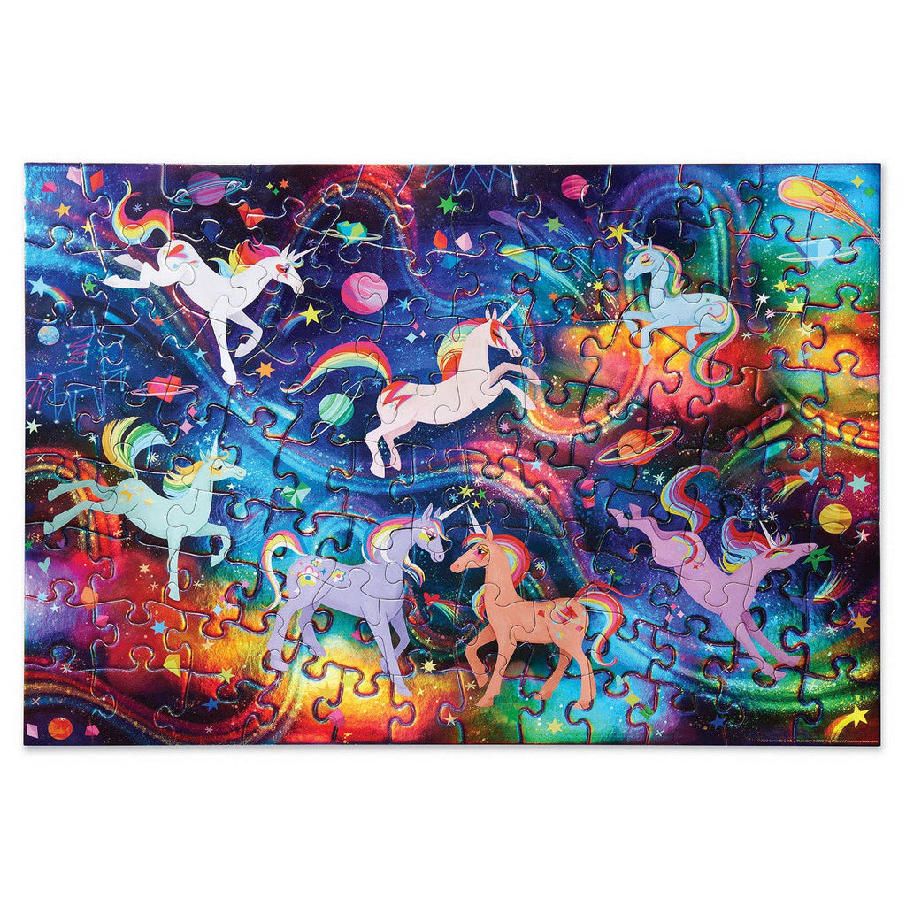 100-Piece Holographic Puzzle - Unicorn Galaxy