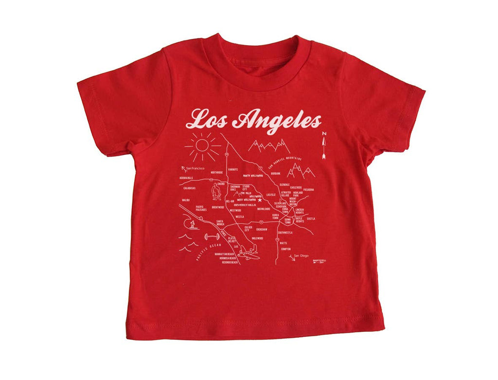 Los Angeles Toddler Tee: 2T / Navy