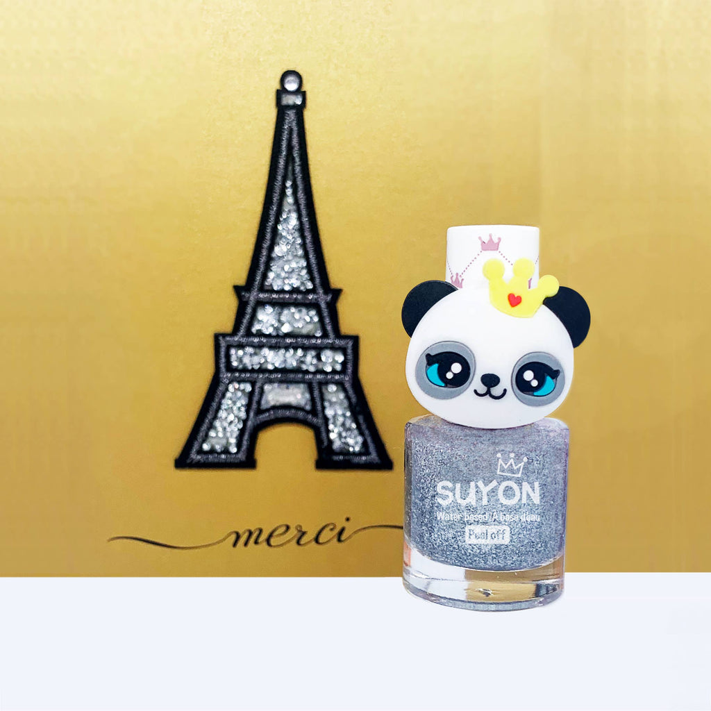 Panda Ring Nail Polish | Glitter Silver