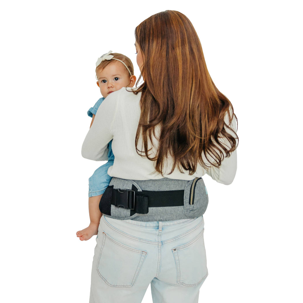 Moby Hip Seat - Heather Grey