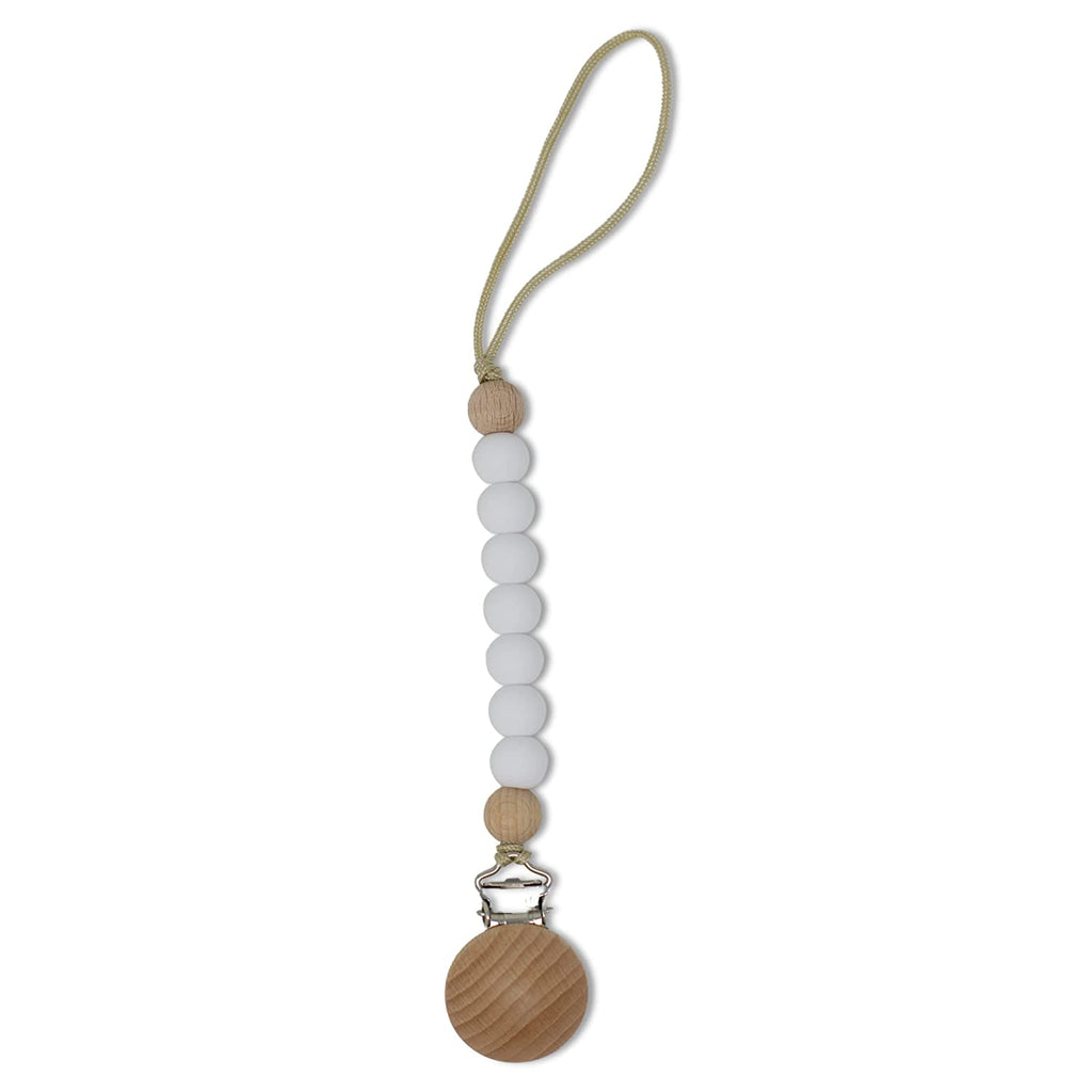 Pacifier Clip | White