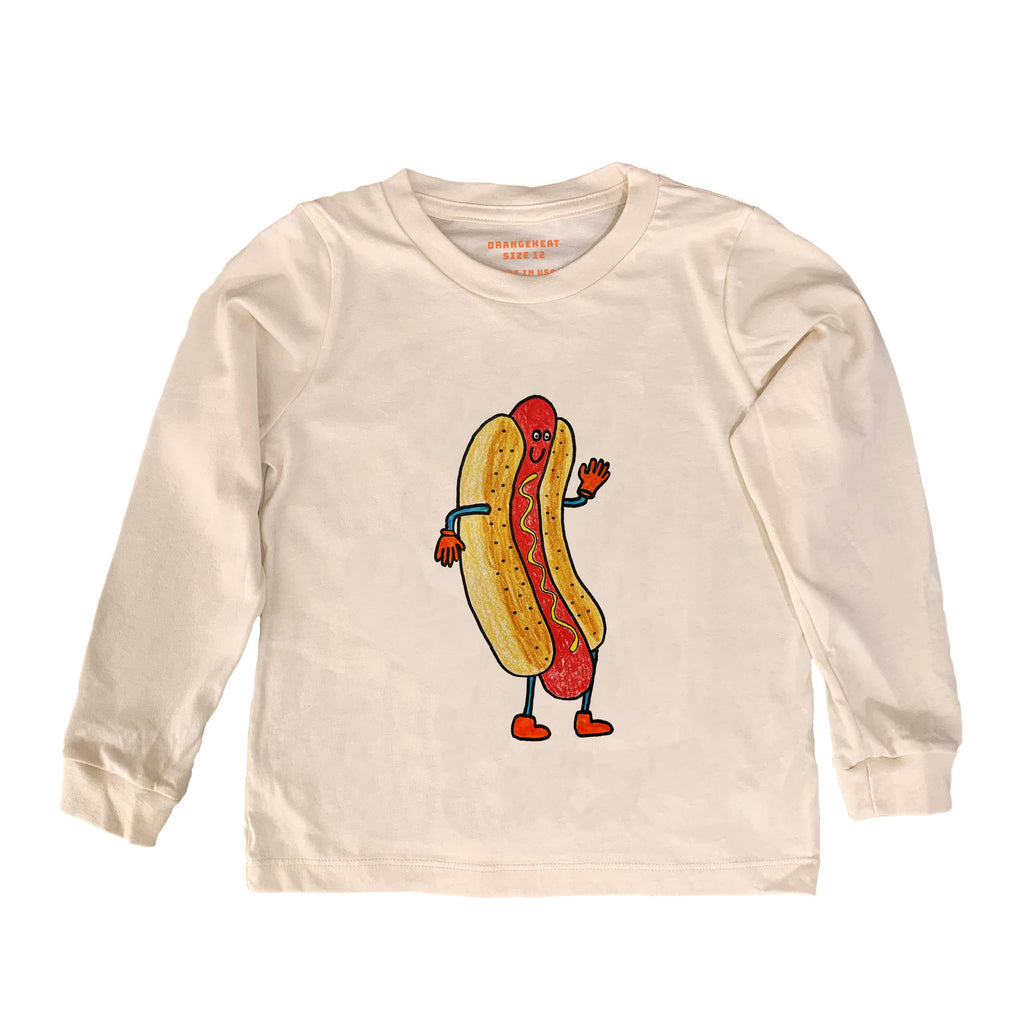 Hotdog - Kids Organic Tee/Long Sleeve: 12 Years / Tee