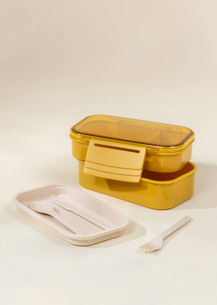 Leak Proof Stackable Lunch Container Golden Hour