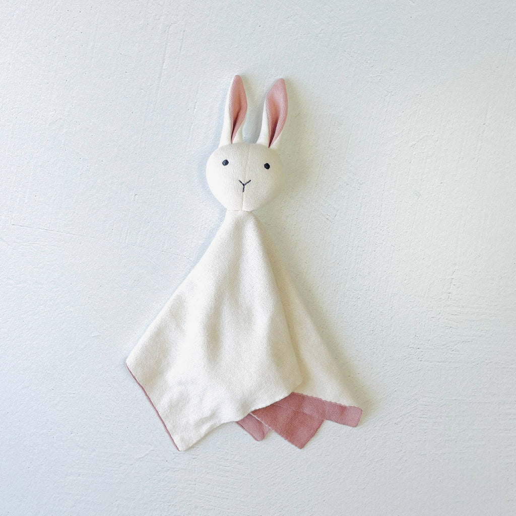Bunny-Organic Baby Lovey Grey Heather
