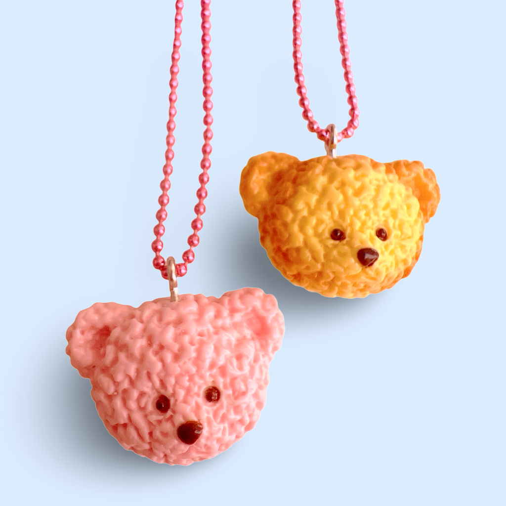 Pastry Bear Necklace I Charm Necklace I Handmade Necklace