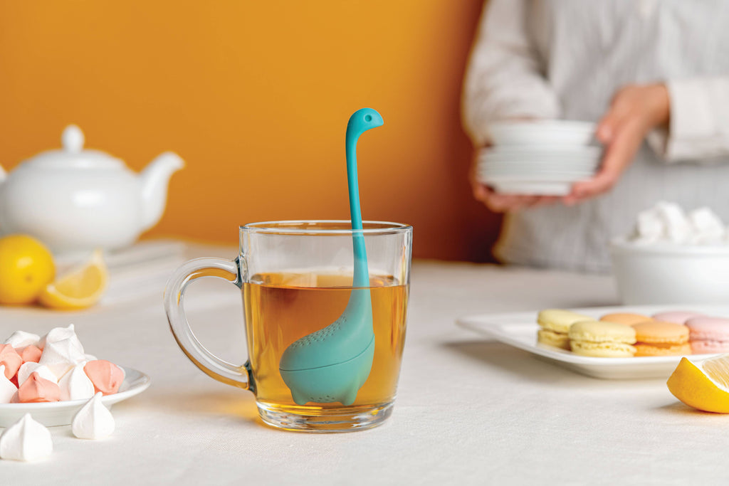 Baby Nessie Tea Infuser (Turquoise) for Hot or Iced Tea