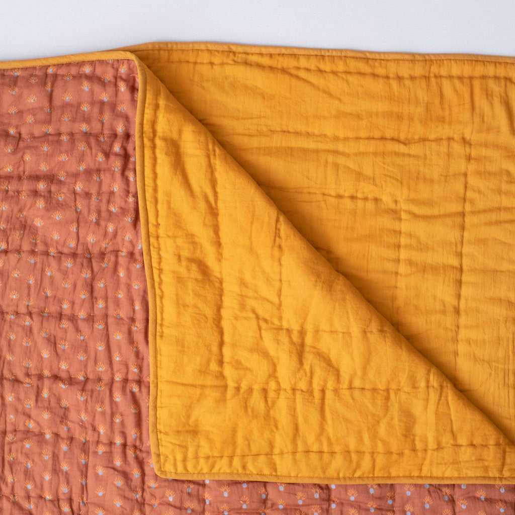 Aja Terracotta Tangerine  Quilt