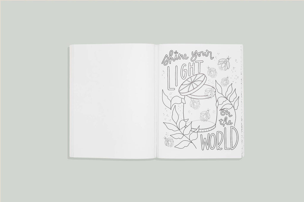 You are Made of Magic: Coloring book with Affirmations