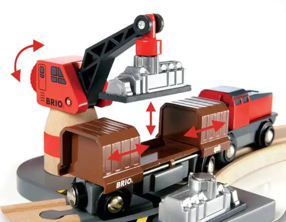 BRIO World - Train Set Cargo Harbour Set