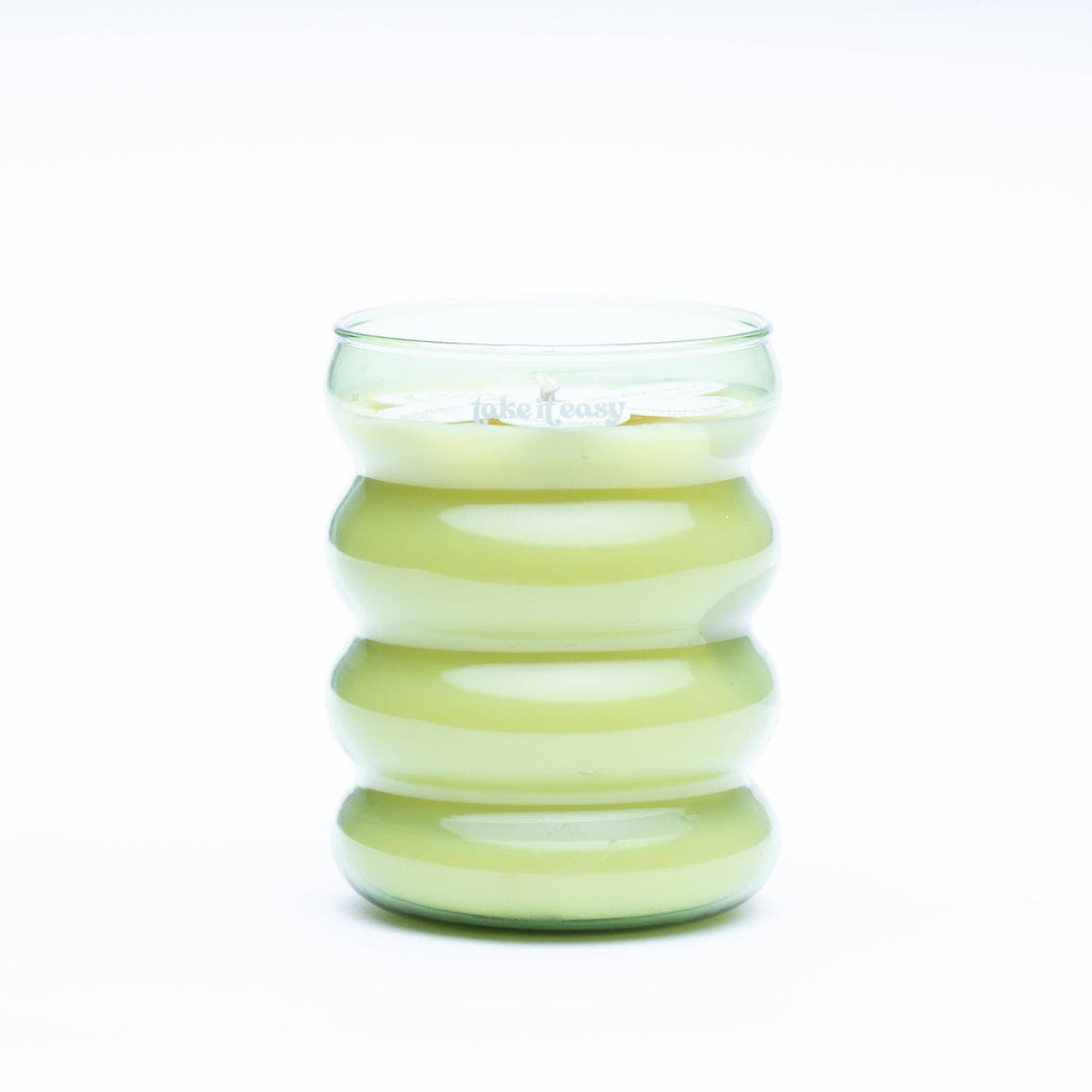 Take it easy • wiggle collection  • green • 9 oz soy candle