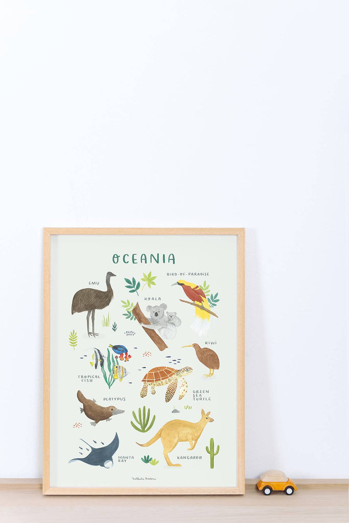 Fauna of Oceana Art Print