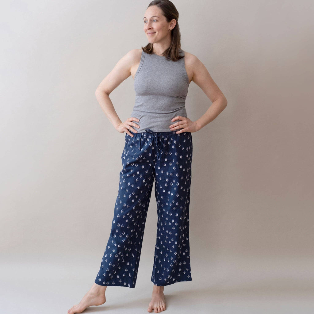 Odessa Pants- Tulip Blue Navy