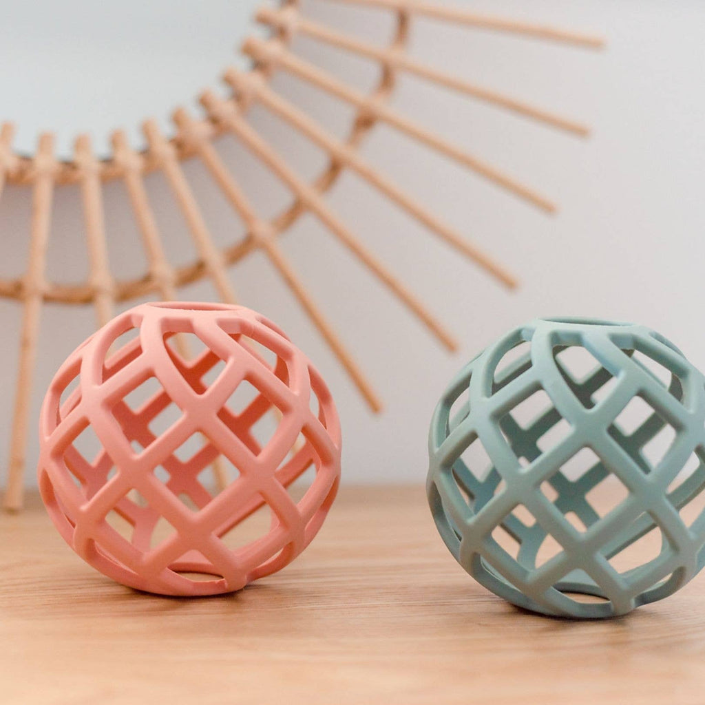 Eco-Friendly Teether Ball | Blush