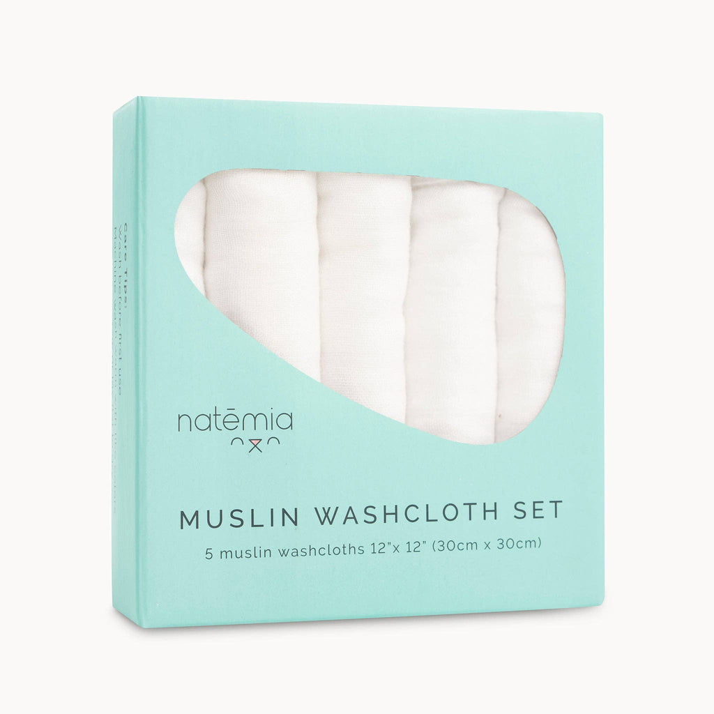 Ultra Soft Muslin Washcloth 5pk