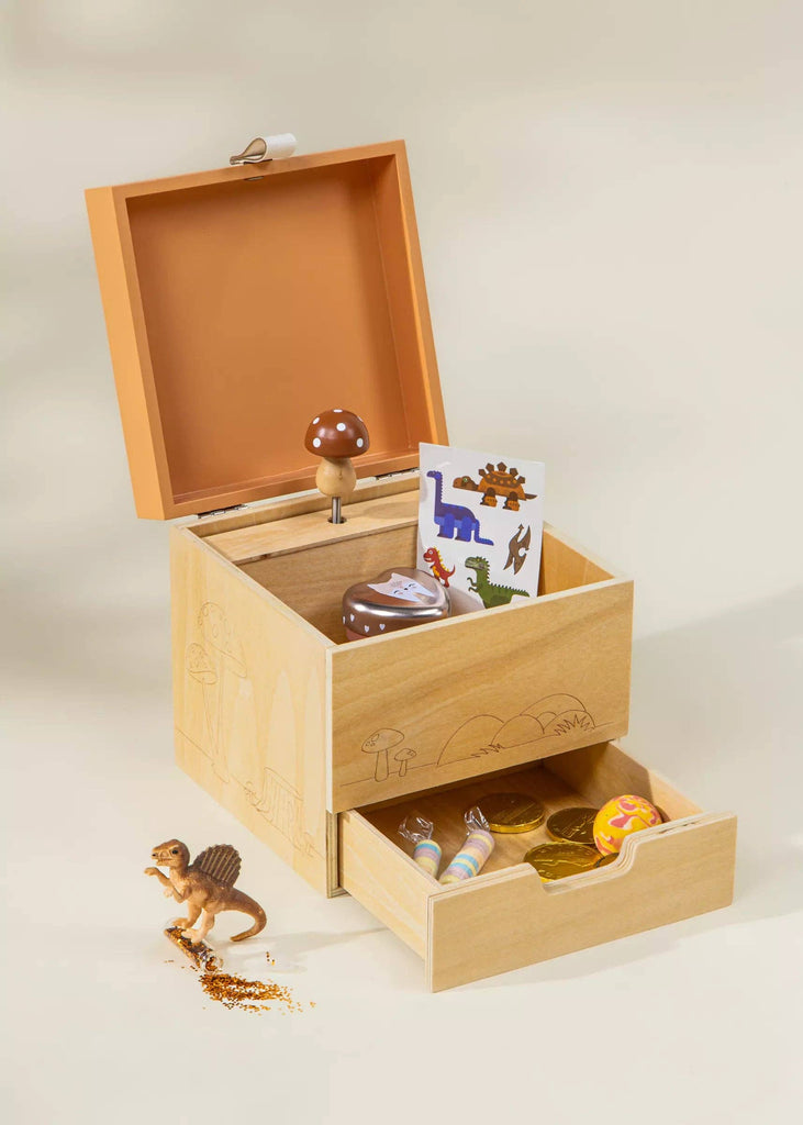 Wooden Musical Souvenir Box - Nature 