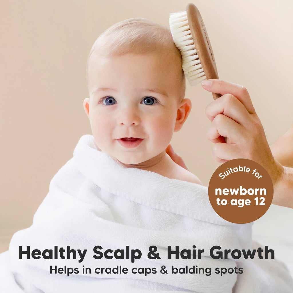 Baby Hair Brush and Comb Set Keababies