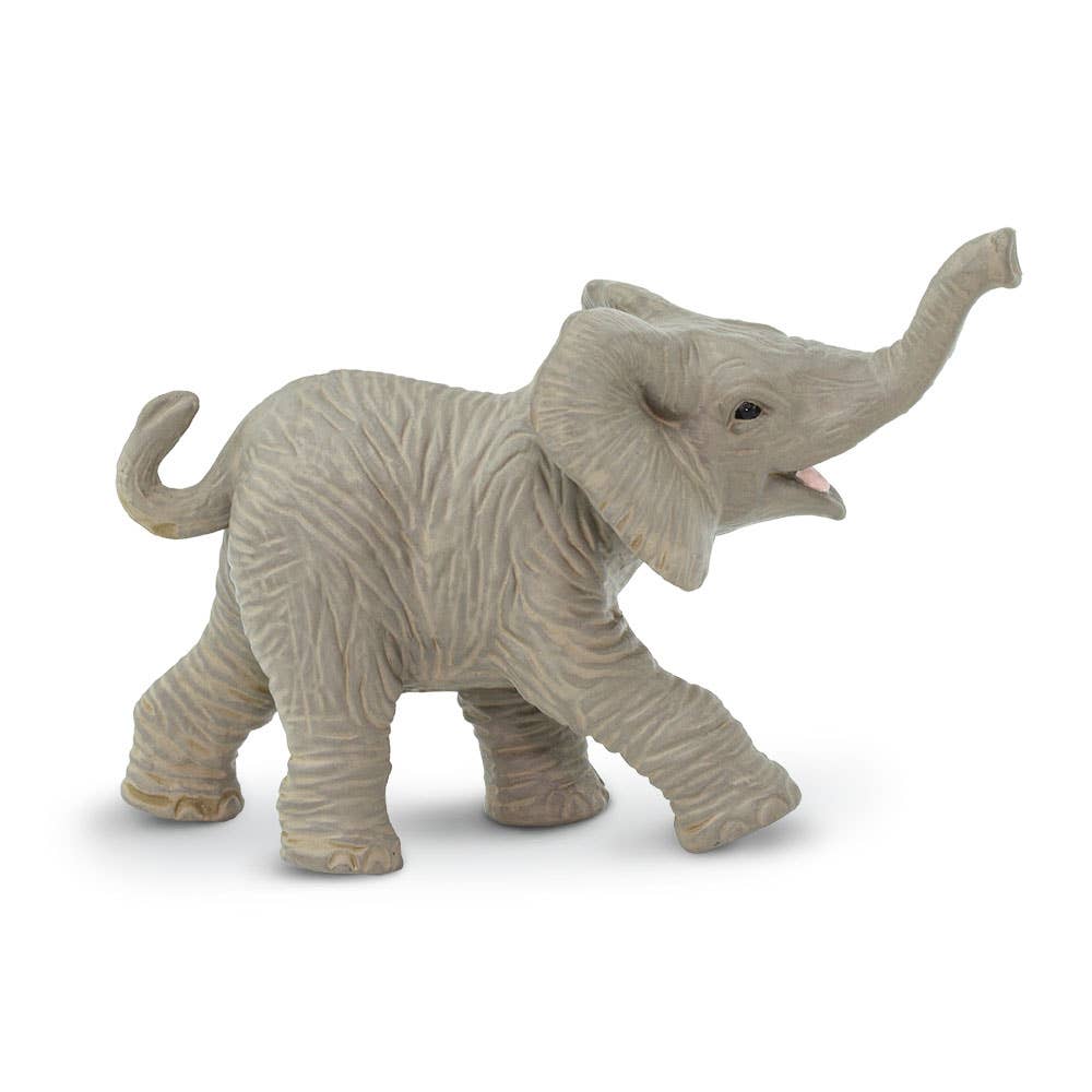 African Elephant Baby Figurine Toy