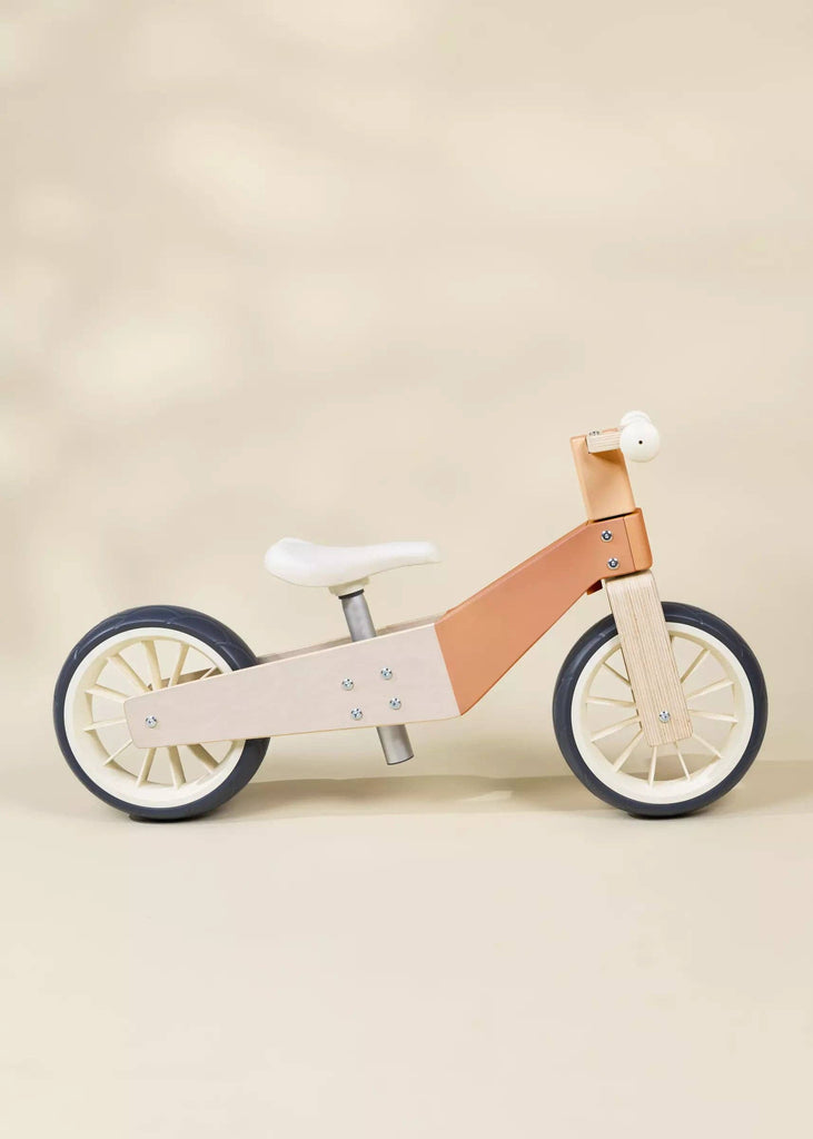 Wooden Balance Bike - 3 in 1 - Grapefruit