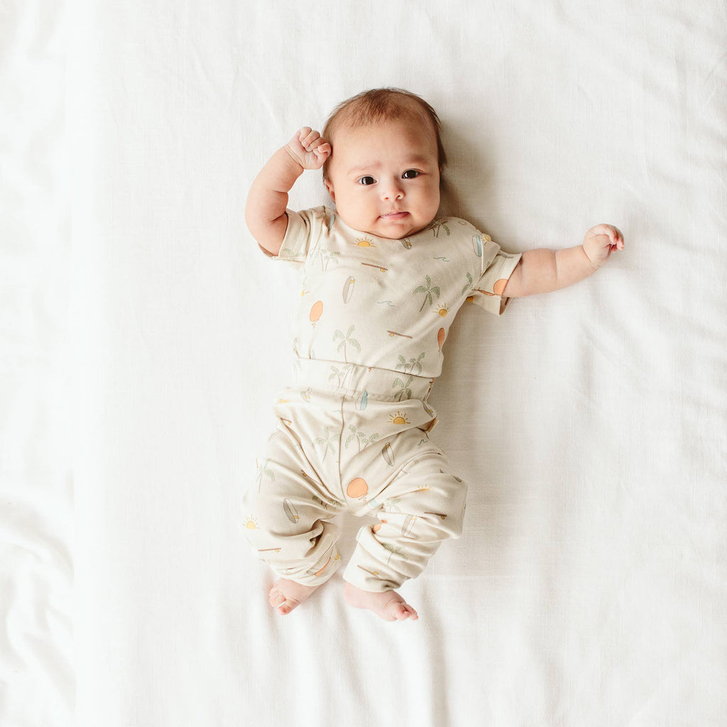 Viscose Bamboo + Organic Cotton Kids Pants - Surf's Up