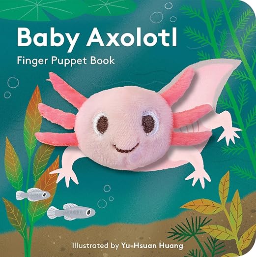 Baby Axelotl Finger Puppet Book