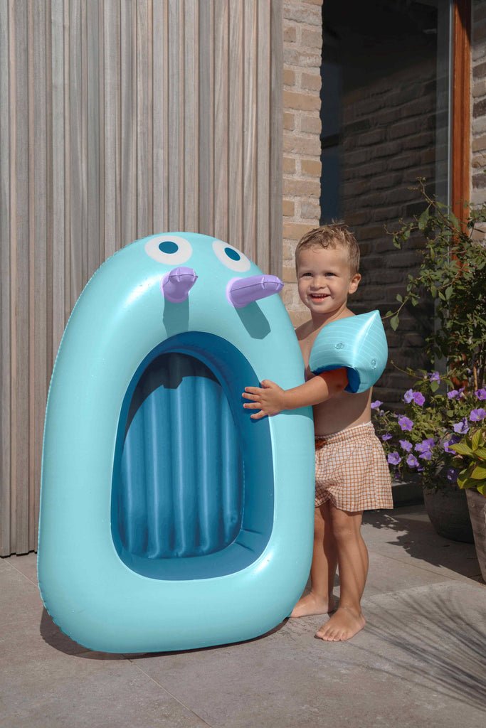 Quut Inflatable Boat -Toy for Kids–Durable & Non-Toxic Vinyl