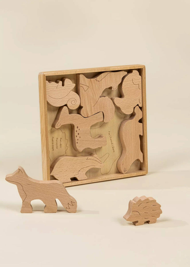 Wooden Balance Puzzle - Forest (8 pcs)