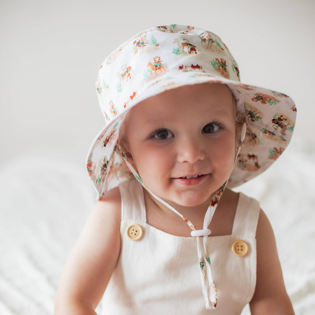 Cowpoke Western Baby & Toddler Bucket Hat UPF 50+
