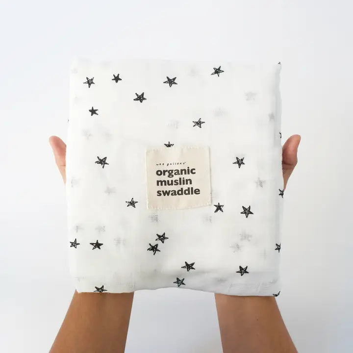 Organic Musilin Swaddle | Stars