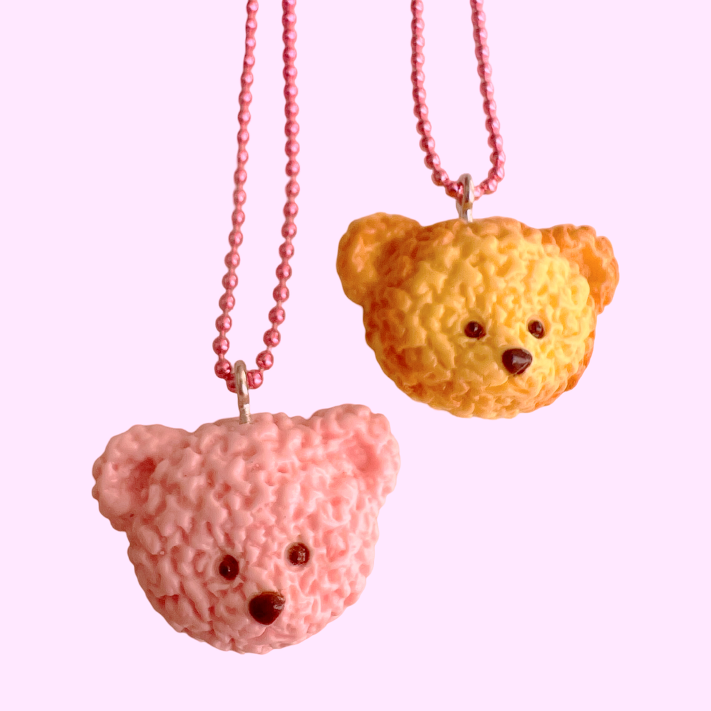 Pastry Bear Necklace I Charm Necklace I Handmade Necklace
