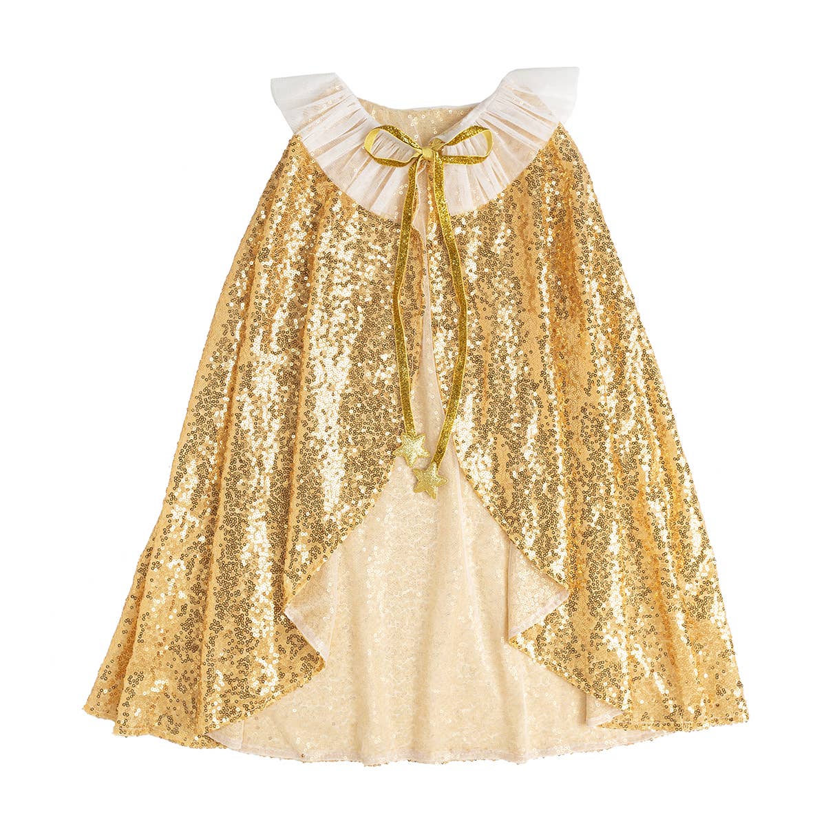 Gold Sequin Cape Dress Up Kids Cape