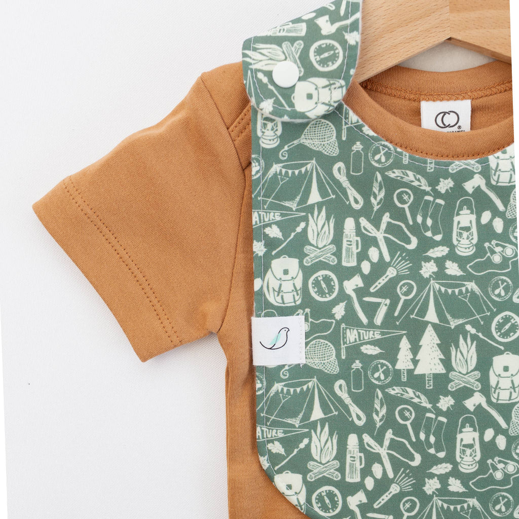 Camping - Charlie Snap Bib