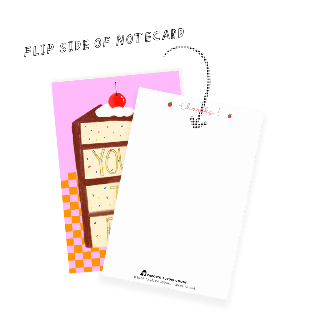 FOODIE THANK YOU  - Notecard Set