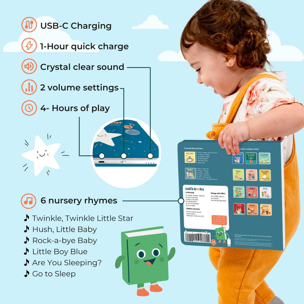 Cali's Books Twinkle Little Star | USB-C Rechargeable