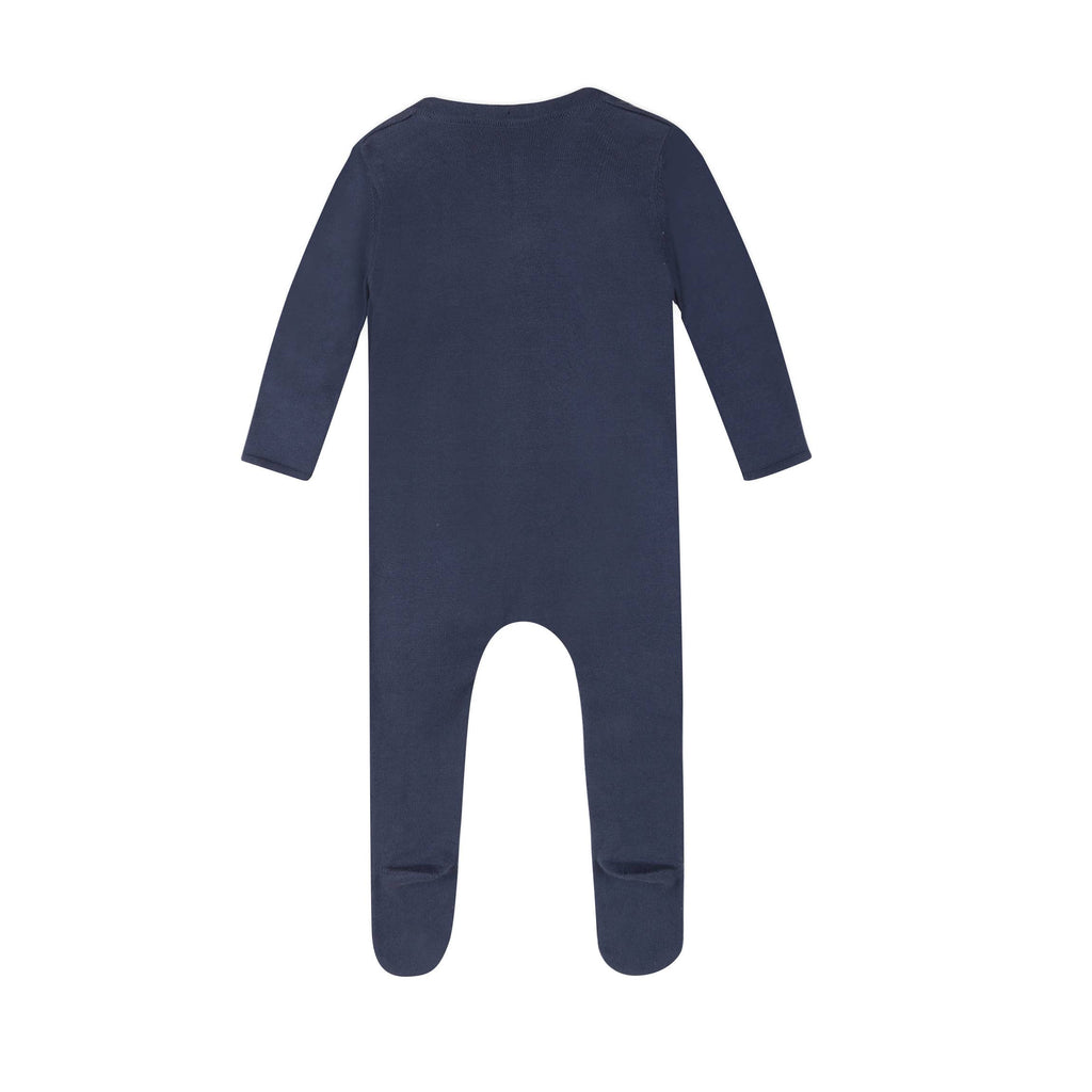 Milan Sweater Knit Baby Kimono Footie Coverall (Organic)