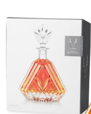 Admiral™ Vintage-Style Irish-Cut Crystal Whiskey Decanter