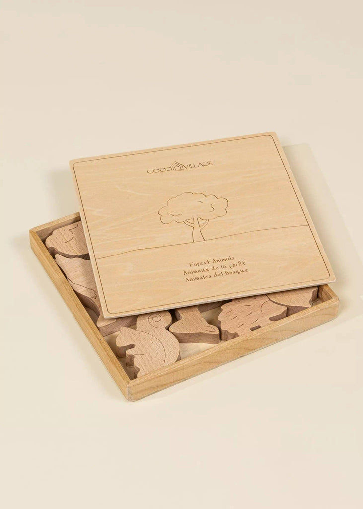 Wooden Balance Puzzle - Forest (8 pcs)