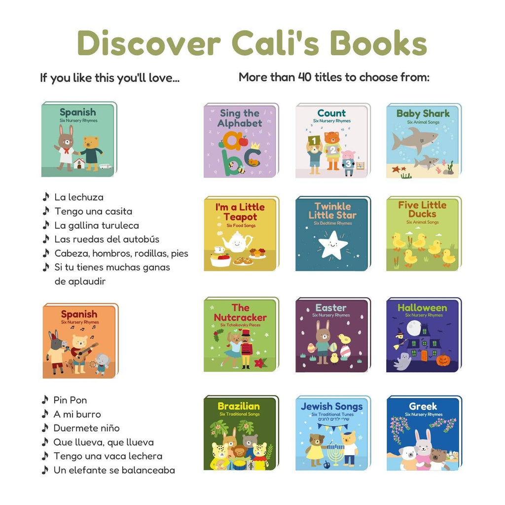 Cali's Books Spanish Nursery Rhymes 2 | La Vaca Lola