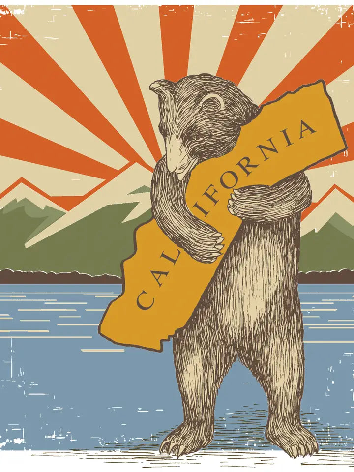 CA Mountain Bear Onesie