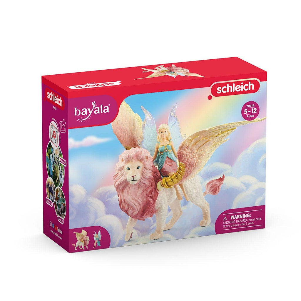 Fairy In Flight On Winged Lion Fairy Toy Playset