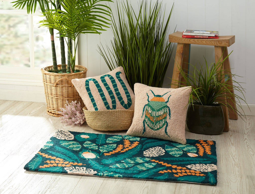 Ethereal Garden Beetle Hook Pillow - Elizabeth Olwen