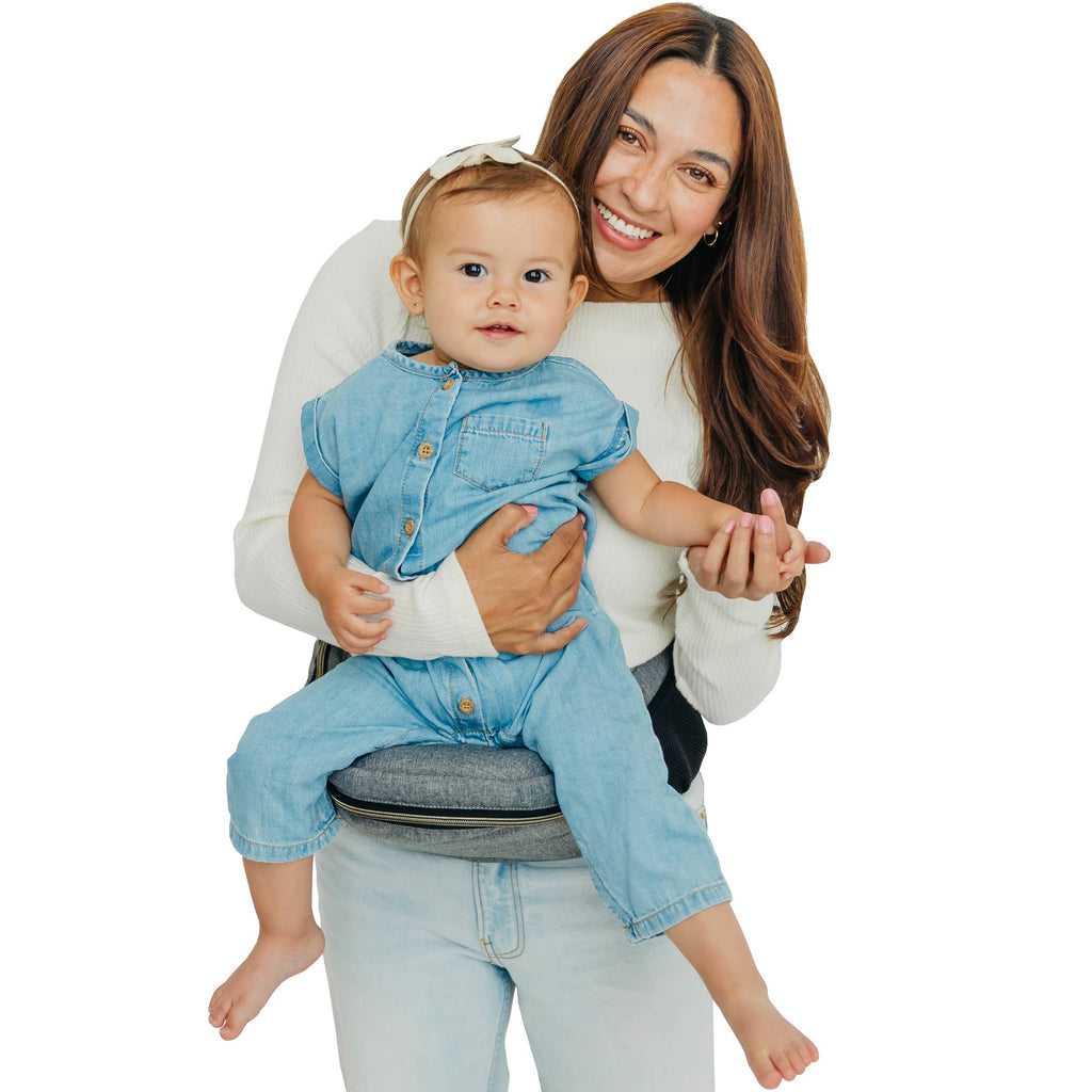 Moby Hip Seat - Heather Grey