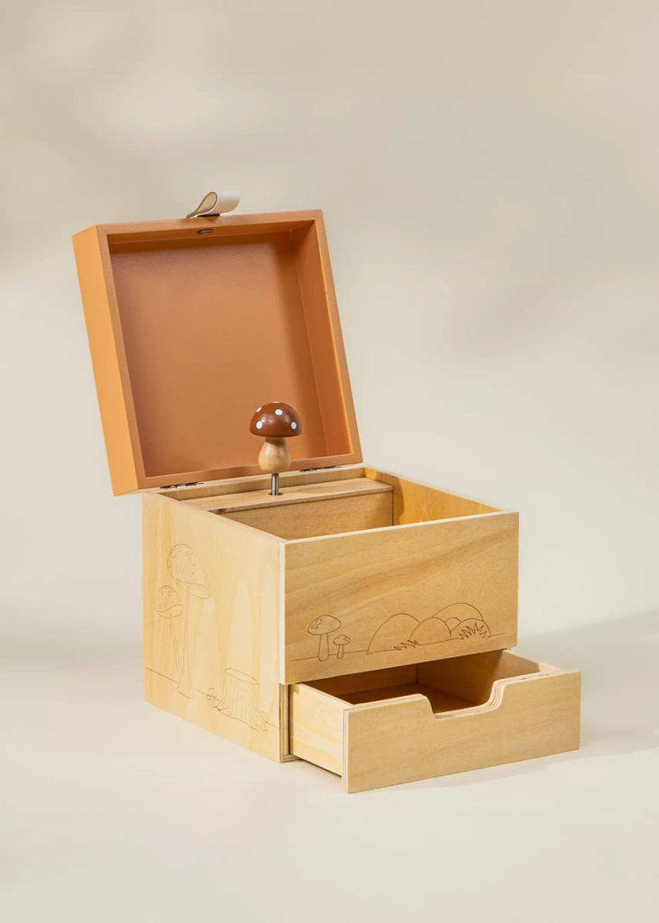 Wooden Musical Souvenir Box - Nature 