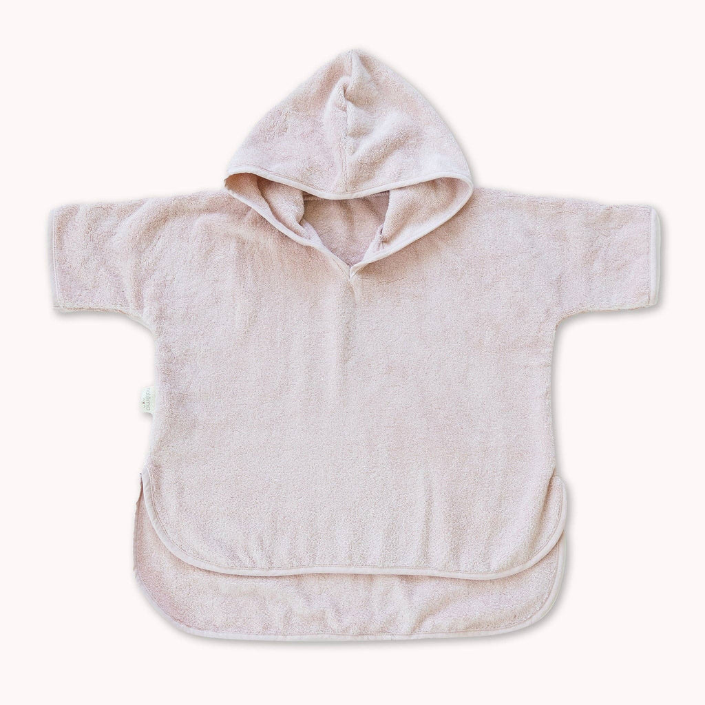 Organic Cotton Hooded Poncho Cover-Up