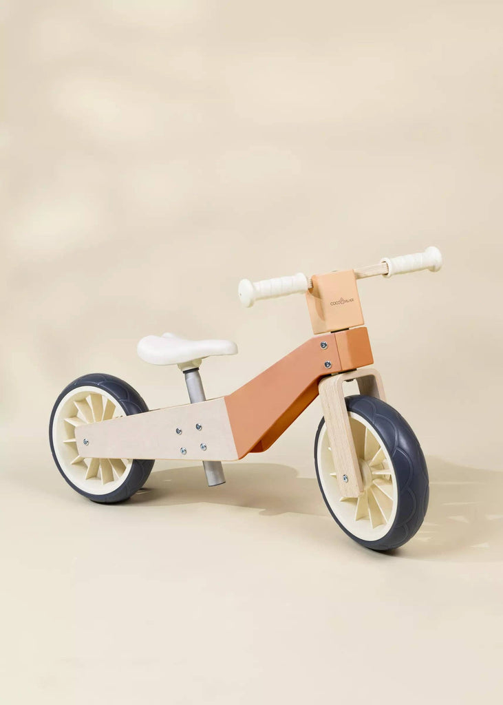 Wooden Balance Bike - 3 in 1 - Grapefruit