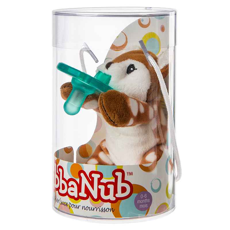 Amber Fawn WubbaNub Baby Pacifier