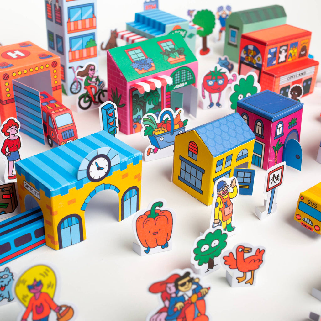 City OMY Paper Toys