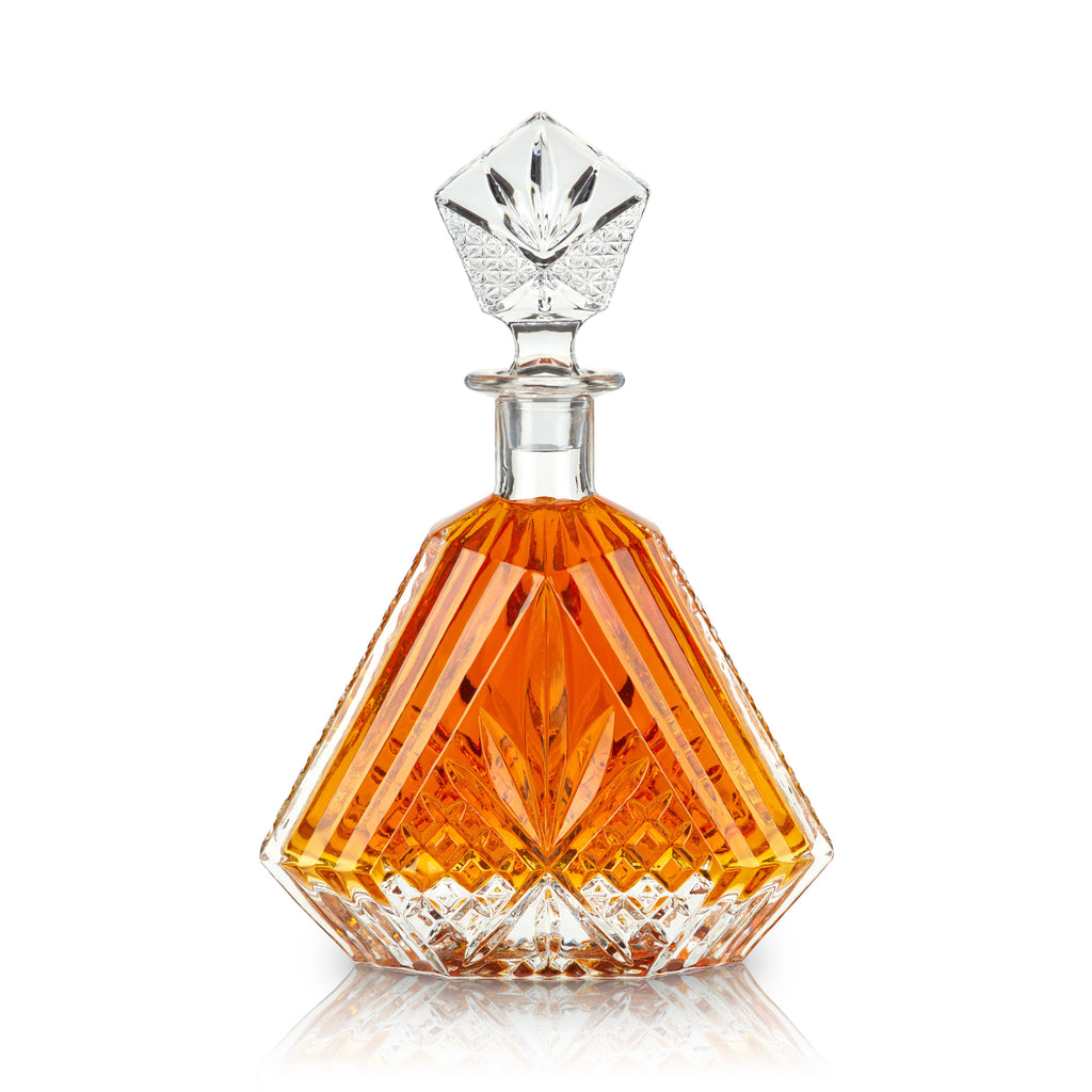 Admiral™ Vintage-Style Irish-Cut Crystal Whiskey Decanter