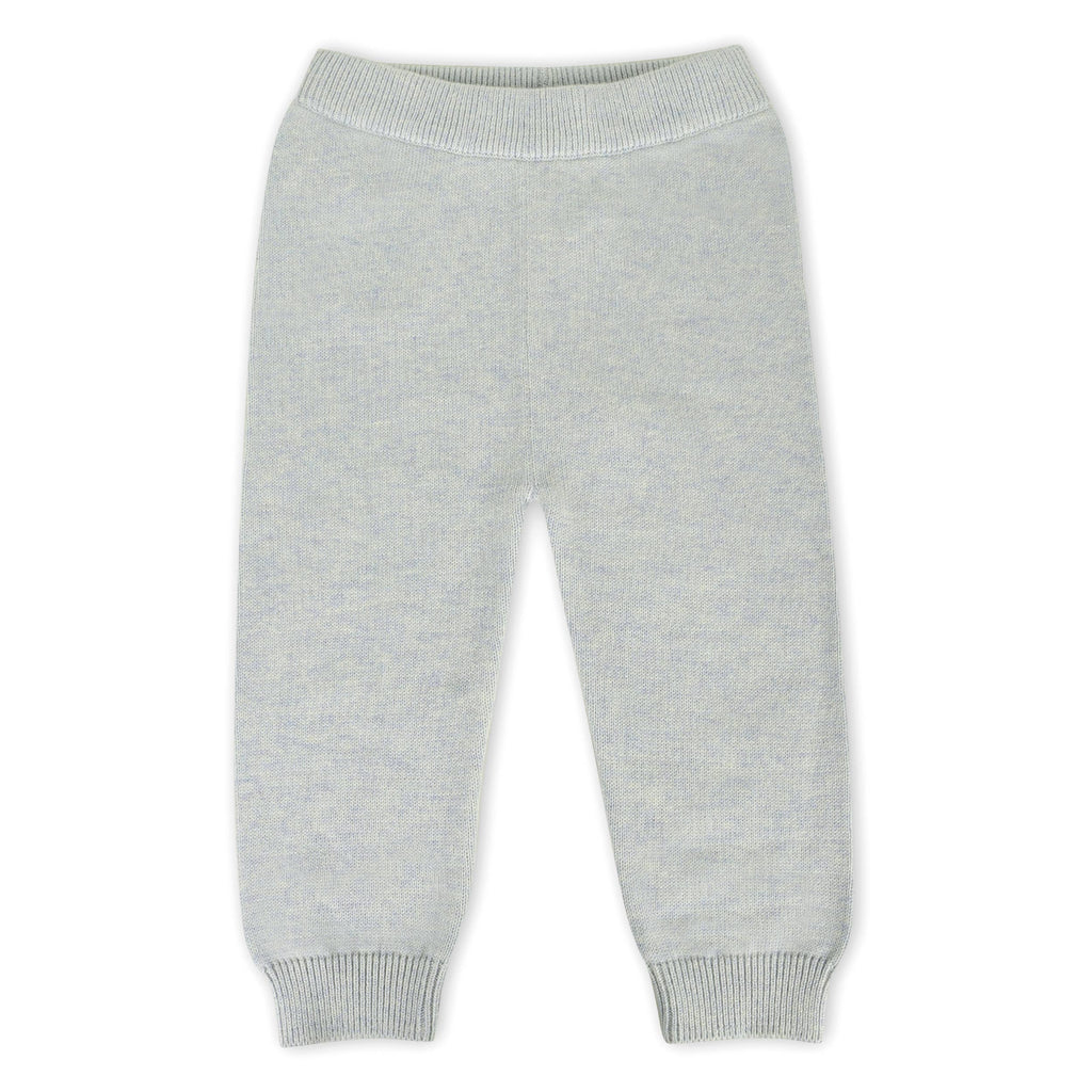 Pocket Sweater Knit Baby Legging Pants (Organic Cotton): Heather Grey / 0-3M