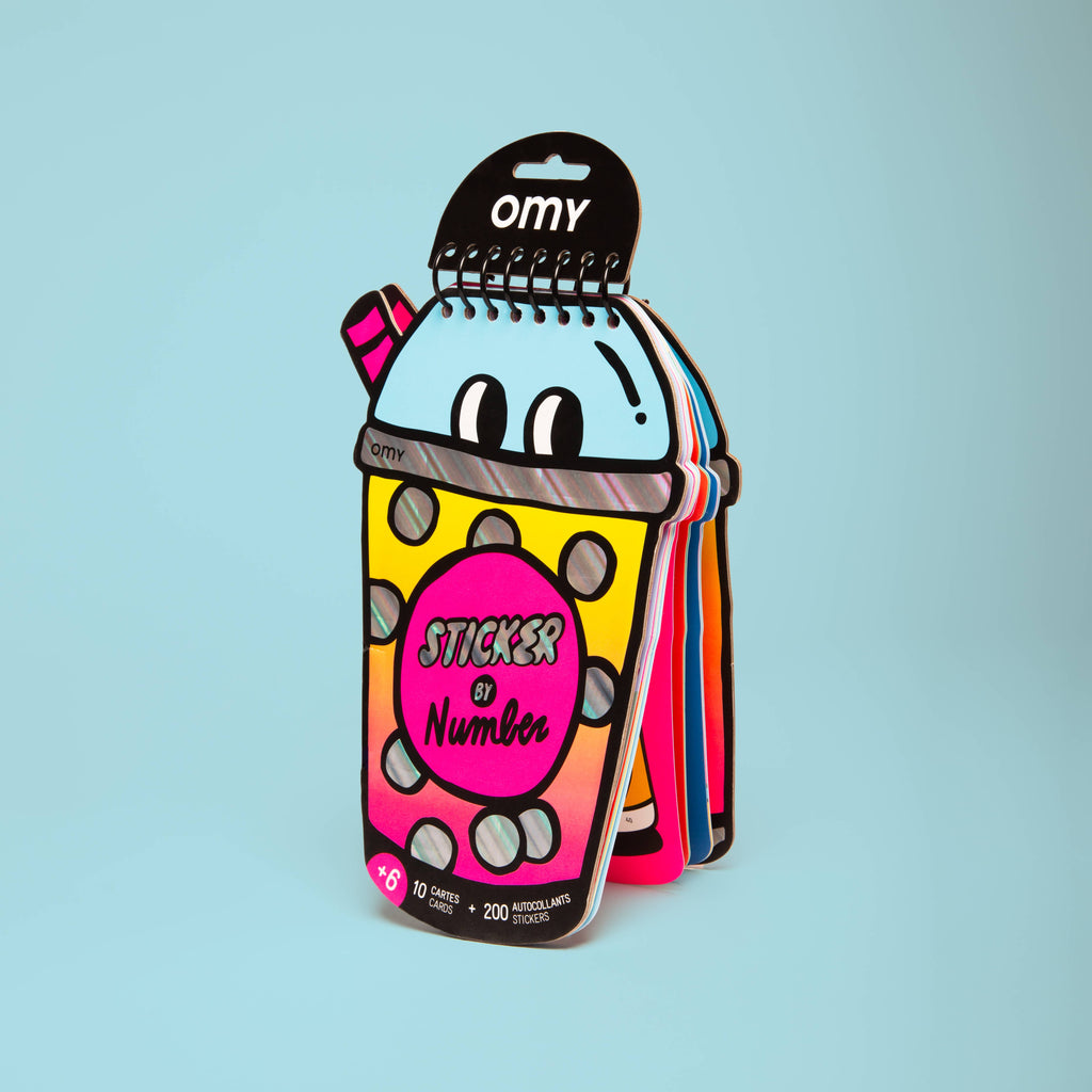 Sticker by number book - Bubble Tea