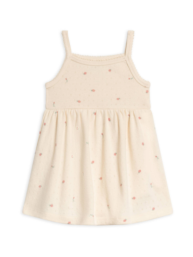 Organic Baby Soleil Pointelle Bodysuit Dress - Pia Floral